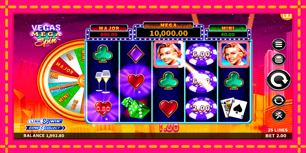 Vegas Mega Spin - thiết bị chơi game với phần thưởng độc đáo, hình ảnh 3