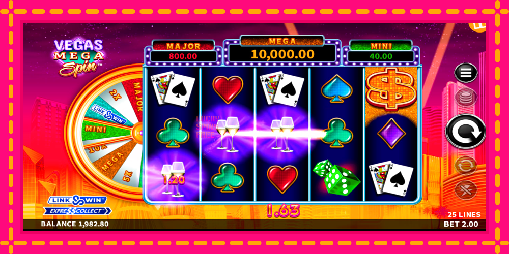 Vegas Mega Spin - thiết bị chơi game với phần thưởng độc đáo, hình ảnh 4