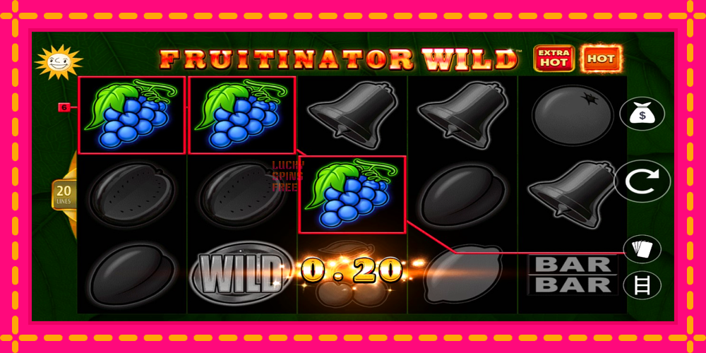 Fruitinator Wild - thiết bị chơi game với phần thưởng độc đáo, hình ảnh 3