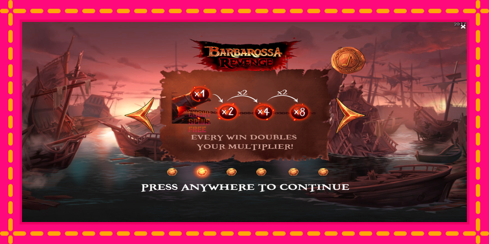 Barbarossa Revenge - thiết bị chơi game với phần thưởng độc đáo, hình ảnh 1