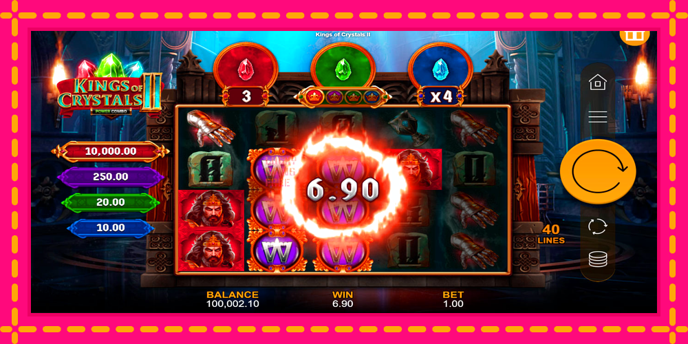 Kings of Crystals II Power Combo - thiết bị chơi game với phần thưởng độc đáo, hình ảnh 4