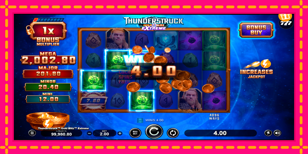 Thunderstruck Gold Blitz Extreme - thiết bị chơi game với phần thưởng độc đáo, hình ảnh 5