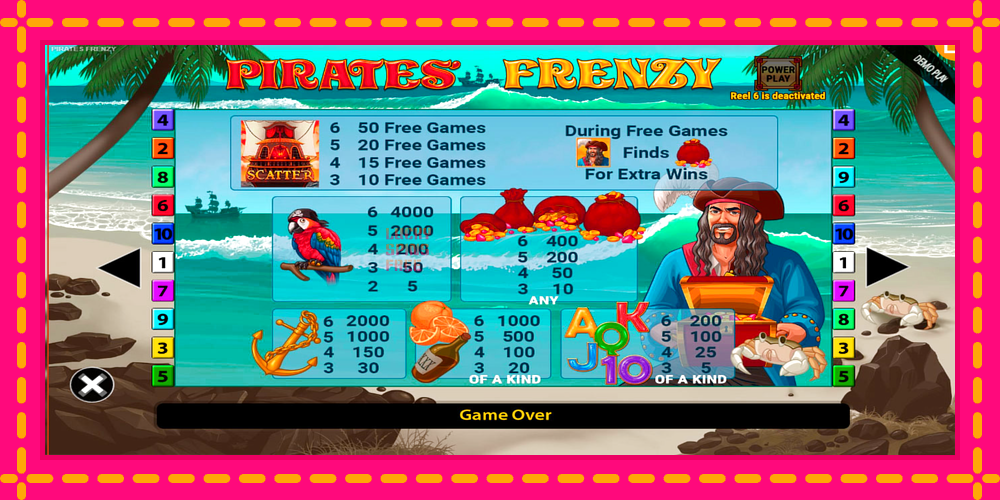 Pirates Frenzy - thiết bị chơi game với phần thưởng độc đáo, hình ảnh 6