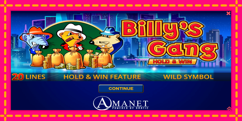 Billys Gang - thiết bị chơi game với phần thưởng độc đáo, hình ảnh 1