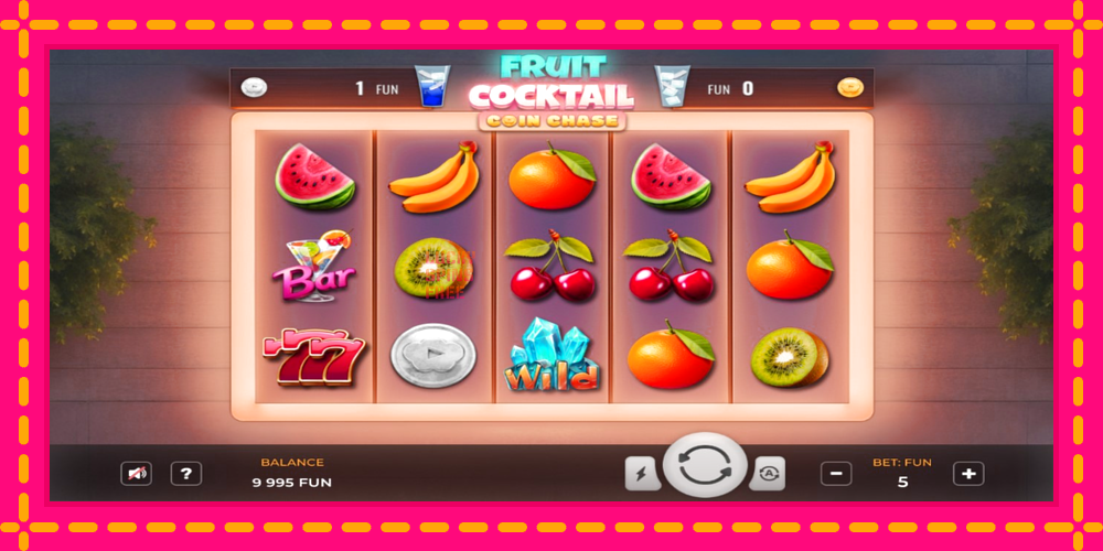 Fruit Cocktail Coin Chase - thiết bị chơi game với phần thưởng độc đáo, hình ảnh 1