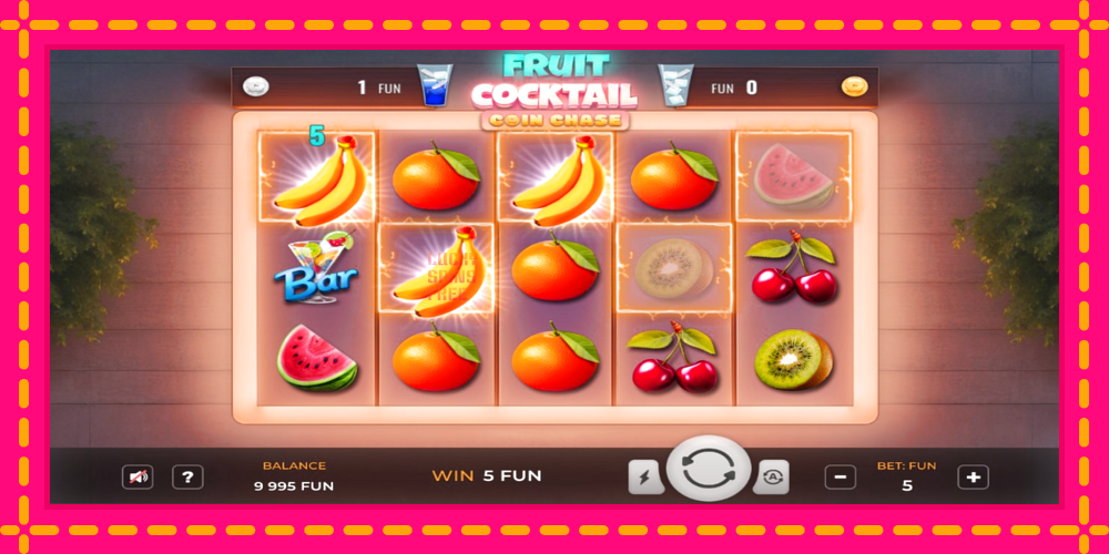 Fruit Cocktail Coin Chase - thiết bị chơi game với phần thưởng độc đáo, hình ảnh 2