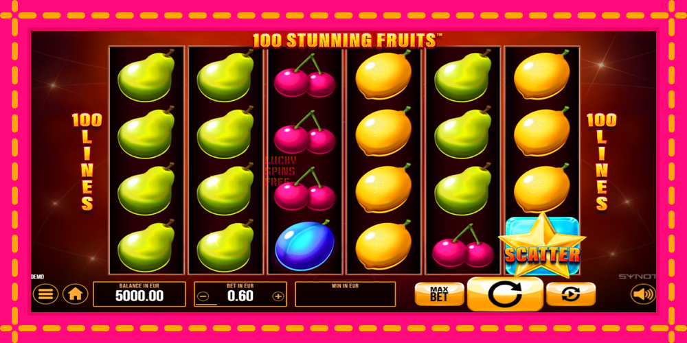 100 Stunning Fruits - thiết bị chơi game với phần thưởng độc đáo, hình ảnh 1