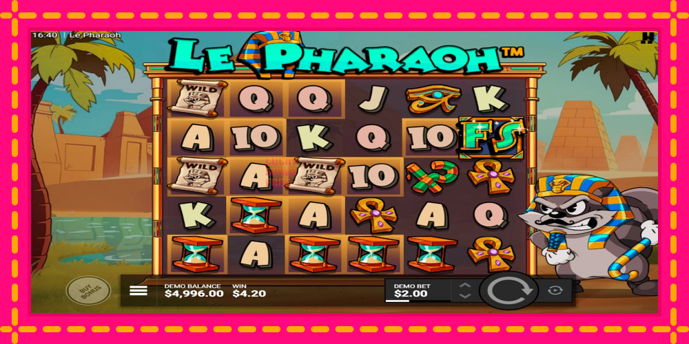 Le Pharaoh - thiết bị chơi game với phần thưởng độc đáo, hình ảnh 3