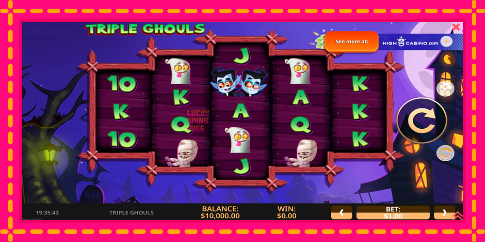 Triple Ghouls - thiết bị chơi game với phần thưởng độc đáo, hình ảnh 1