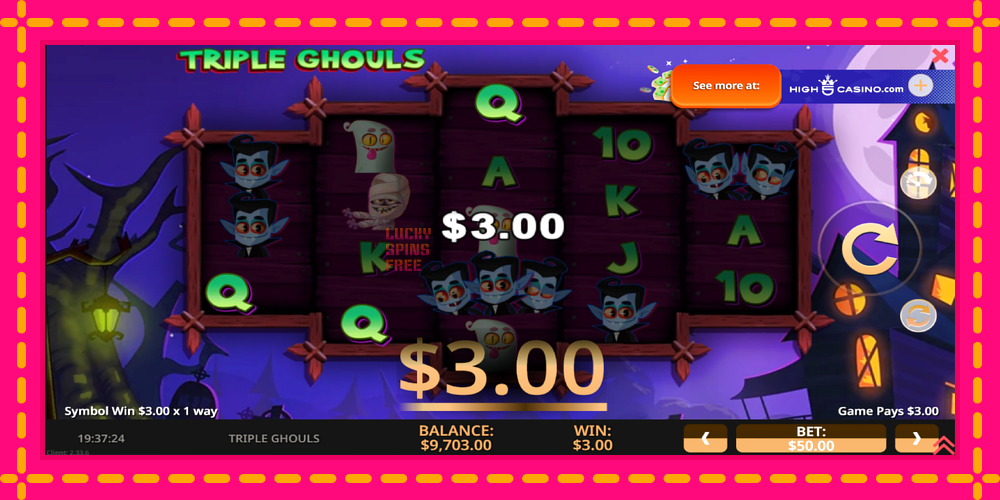 Triple Ghouls - thiết bị chơi game với phần thưởng độc đáo, hình ảnh 2