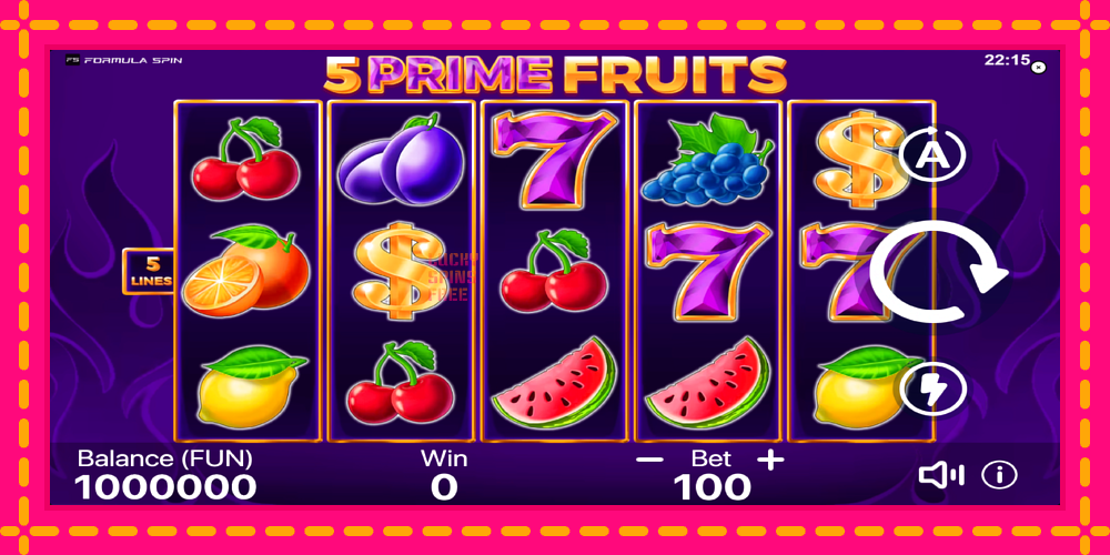 5 Prime Fruits - thiết bị chơi game với phần thưởng độc đáo, hình ảnh 2