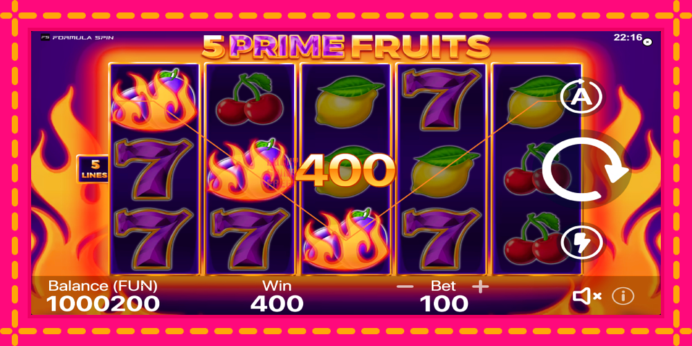 5 Prime Fruits - thiết bị chơi game với phần thưởng độc đáo, hình ảnh 3