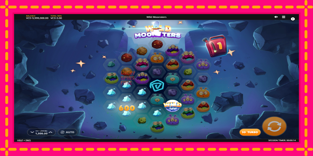 Wild Moonsters - thiết bị chơi game với phần thưởng độc đáo, hình ảnh 3