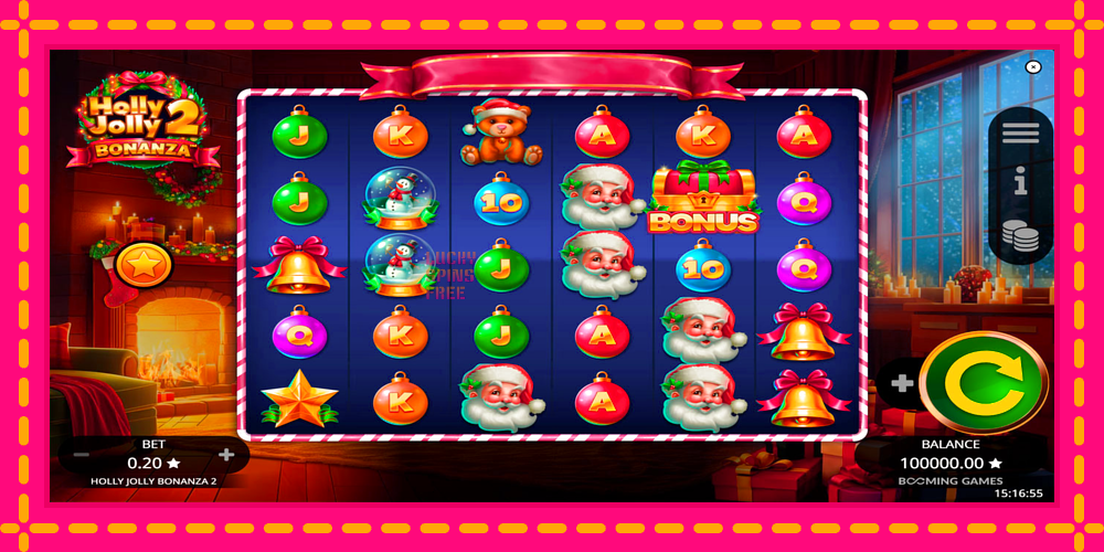 Holly Jolly Bonanza 2 - thiết bị chơi game với phần thưởng độc đáo, hình ảnh 1