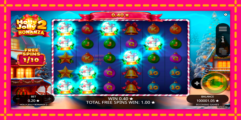 Holly Jolly Bonanza 2 - thiết bị chơi game với phần thưởng độc đáo, hình ảnh 4