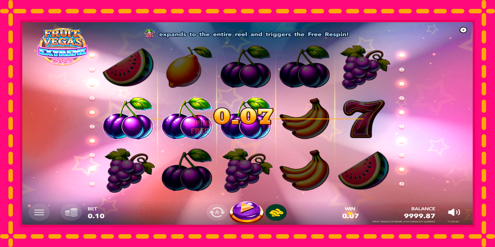 Fruit Vegas Extreme x125 - thiết bị chơi game với phần thưởng độc đáo, hình ảnh 2