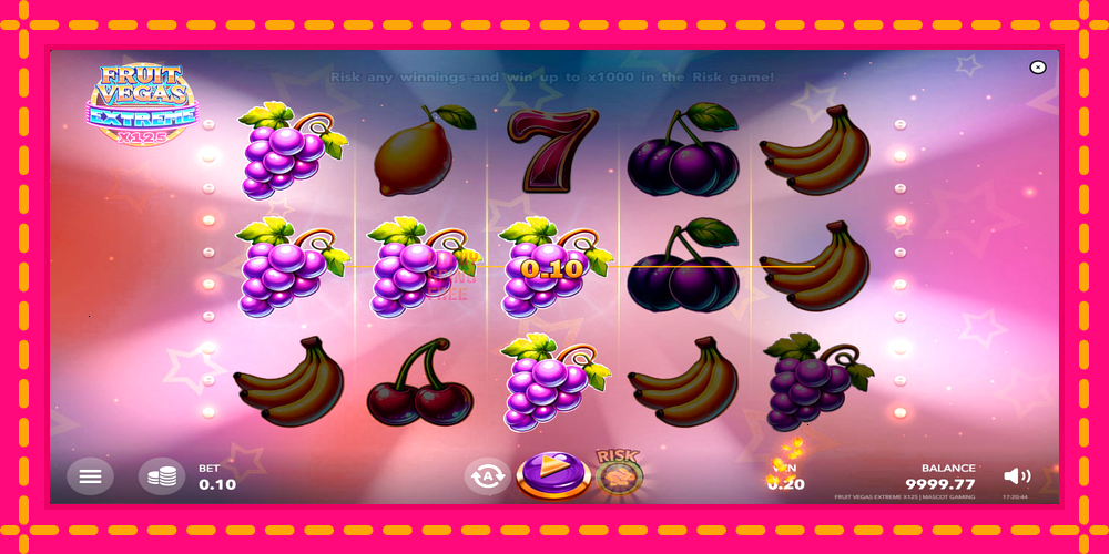 Fruit Vegas Extreme x125 - thiết bị chơi game với phần thưởng độc đáo, hình ảnh 3