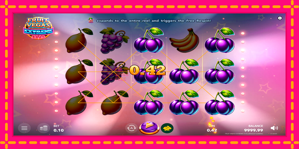 Fruit Vegas Extreme x125 - thiết bị chơi game với phần thưởng độc đáo, hình ảnh 4