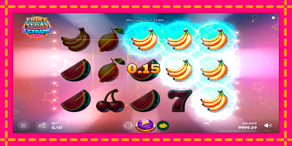 Fruit Vegas Extreme x125 - thiết bị chơi game với phần thưởng độc đáo, hình ảnh 5