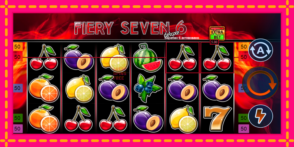 Fiery Sevens Deluxe Six - thiết bị chơi game với phần thưởng độc đáo, hình ảnh 2