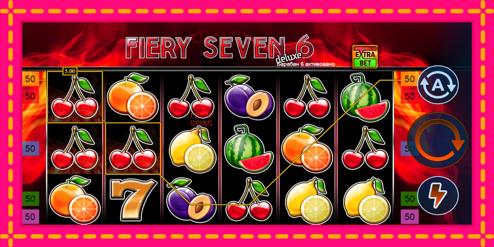 Fiery Sevens Deluxe Six - thiết bị chơi game với phần thưởng độc đáo, hình ảnh 4