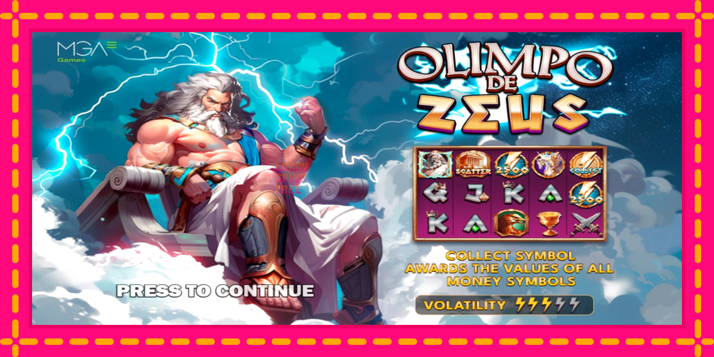 Olimpo de Zeus - thiết bị chơi game với phần thưởng độc đáo, hình ảnh 1