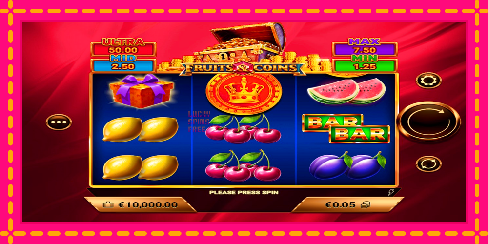 Fruits & Coins - thiết bị chơi game với phần thưởng độc đáo, hình ảnh 1