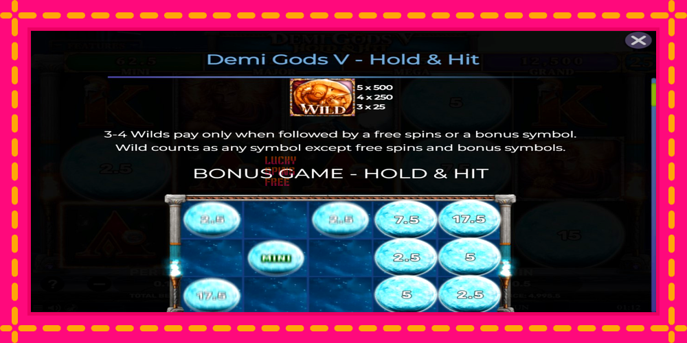 Demi Gods V Hold & Hit - thiết bị chơi game với phần thưởng độc đáo, hình ảnh 4