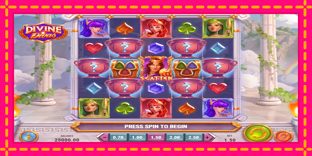 Divine Divas - thiết bị chơi game với phần thưởng độc đáo, hình ảnh 1