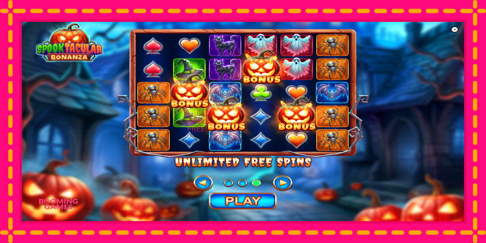 Spooktacular Bonanza - thiết bị chơi game với phần thưởng độc đáo, hình ảnh 1