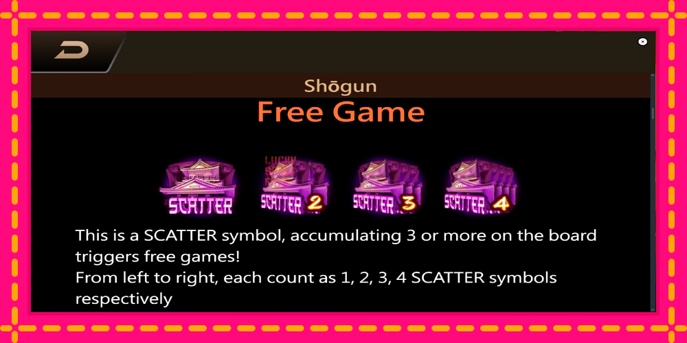 Shogun - thiết bị chơi game với phần thưởng độc đáo, hình ảnh 5