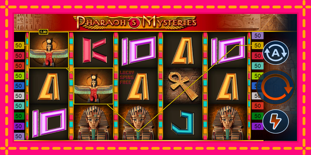 Pharaohs Mysteries - thiết bị chơi game với phần thưởng độc đáo, hình ảnh 3