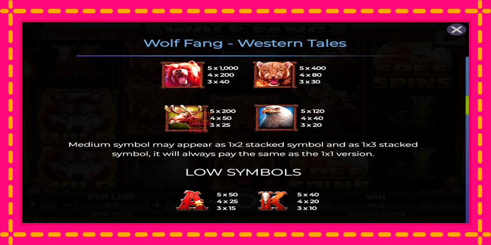 Wolf Fang - Western Tales - thiết bị chơi game với phần thưởng độc đáo, hình ảnh 5