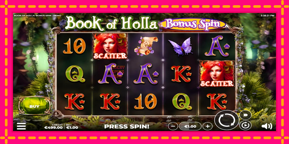 Book of Holla: Bonus Spin - thiết bị chơi game với phần thưởng độc đáo, hình ảnh 2