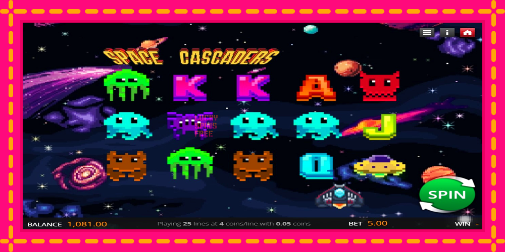 Space Cascaders - thiết bị chơi game với phần thưởng độc đáo, hình ảnh 1