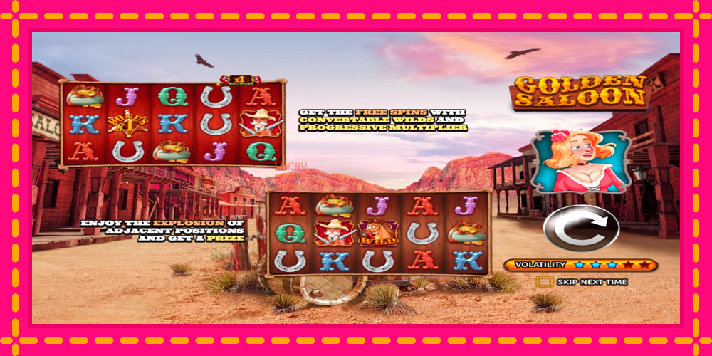 Golden Saloon - thiết bị chơi game với phần thưởng độc đáo, hình ảnh 1