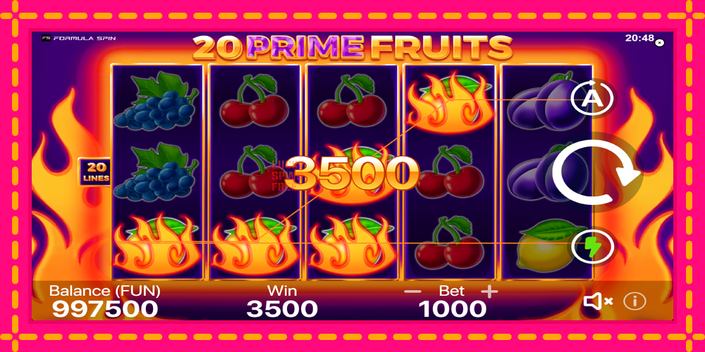 20 Prime Fruits - thiết bị chơi game với phần thưởng độc đáo, hình ảnh 2