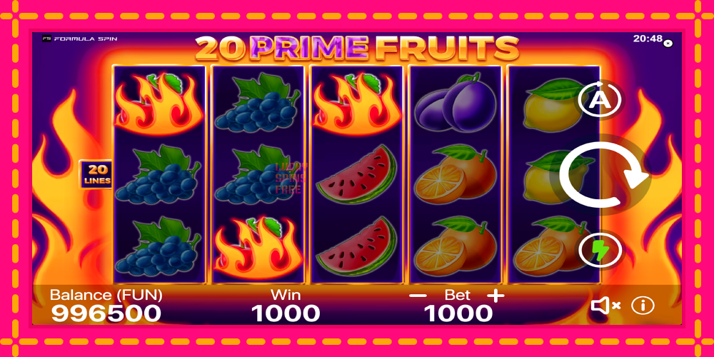 20 Prime Fruits - thiết bị chơi game với phần thưởng độc đáo, hình ảnh 3