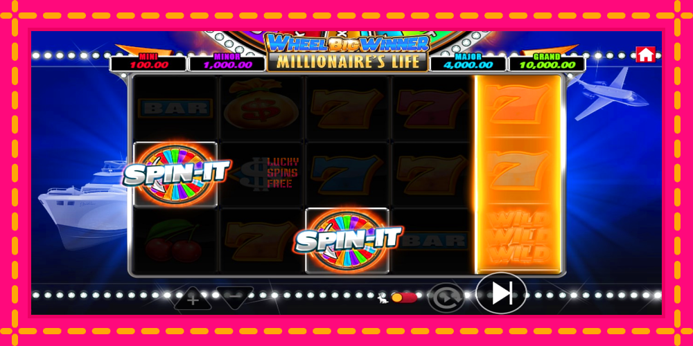 Wheel Big Winner Millionaires Life - thiết bị chơi game với phần thưởng độc đáo, hình ảnh 3