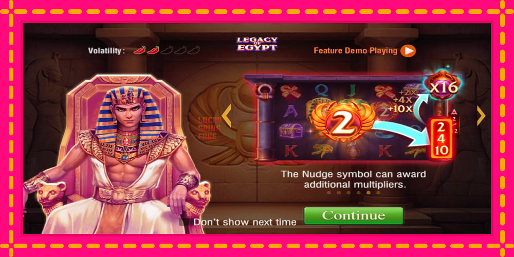 Legacy of Egypt - thiết bị chơi game với phần thưởng độc đáo, hình ảnh 1