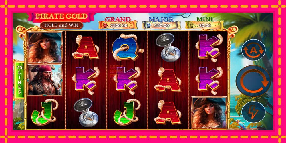 Pirate Gold Hold and Win - thiết bị chơi game với phần thưởng độc đáo, hình ảnh 2