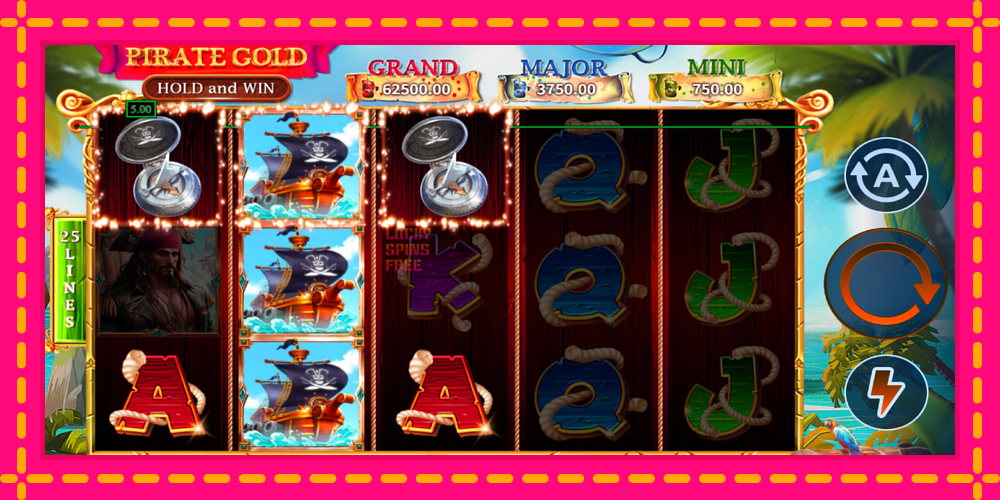 Pirate Gold Hold and Win - thiết bị chơi game với phần thưởng độc đáo, hình ảnh 3