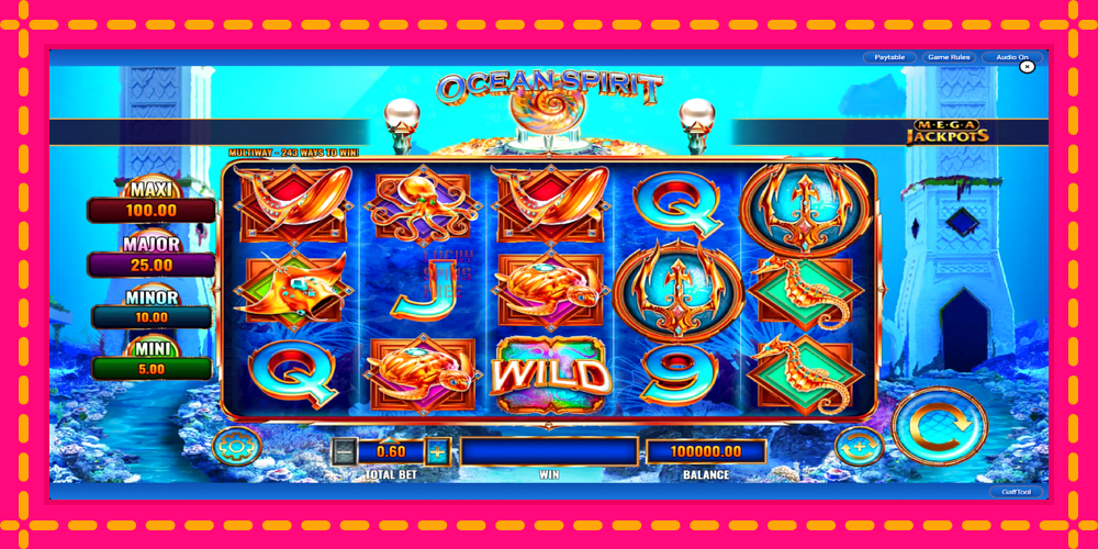 Ocean Spirit MegaJackpots - thiết bị chơi game với phần thưởng độc đáo, hình ảnh 3