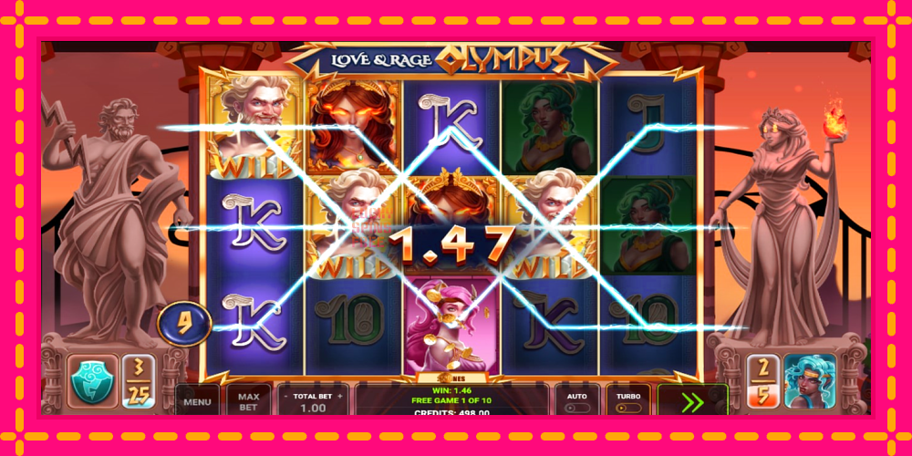 Love & Rage Olympus - thiết bị chơi game với phần thưởng độc đáo, hình ảnh 3