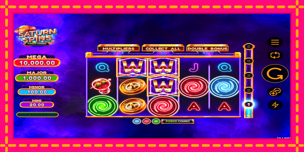 Saturn Spins Power Combo - thiết bị chơi game với phần thưởng độc đáo, hình ảnh 1