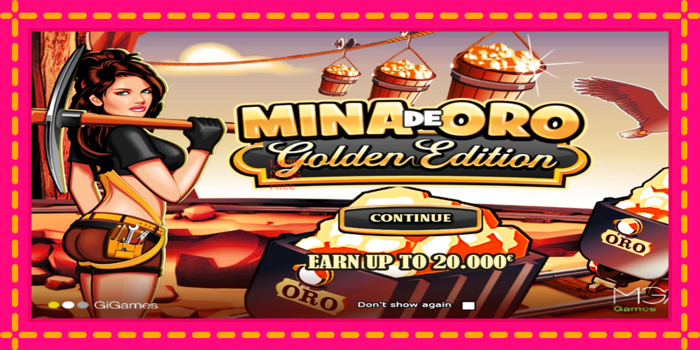 Mina de Oro Golden Edition - thiết bị chơi game với phần thưởng độc đáo, hình ảnh 1