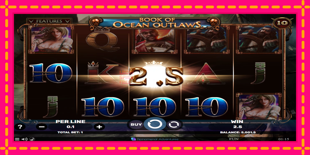 Book of Ocean Outlaws - thiết bị chơi game với phần thưởng độc đáo, hình ảnh 3