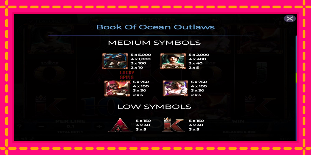 Book of Ocean Outlaws - thiết bị chơi game với phần thưởng độc đáo, hình ảnh 6