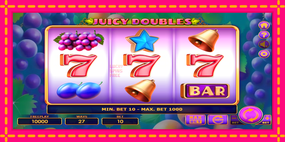 Juicy Doubles - thiết bị chơi game với phần thưởng độc đáo, hình ảnh 1