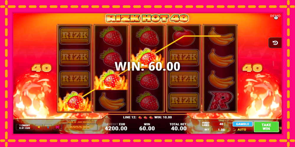 Rizk Hot 40 - thiết bị chơi game với phần thưởng độc đáo, hình ảnh 3